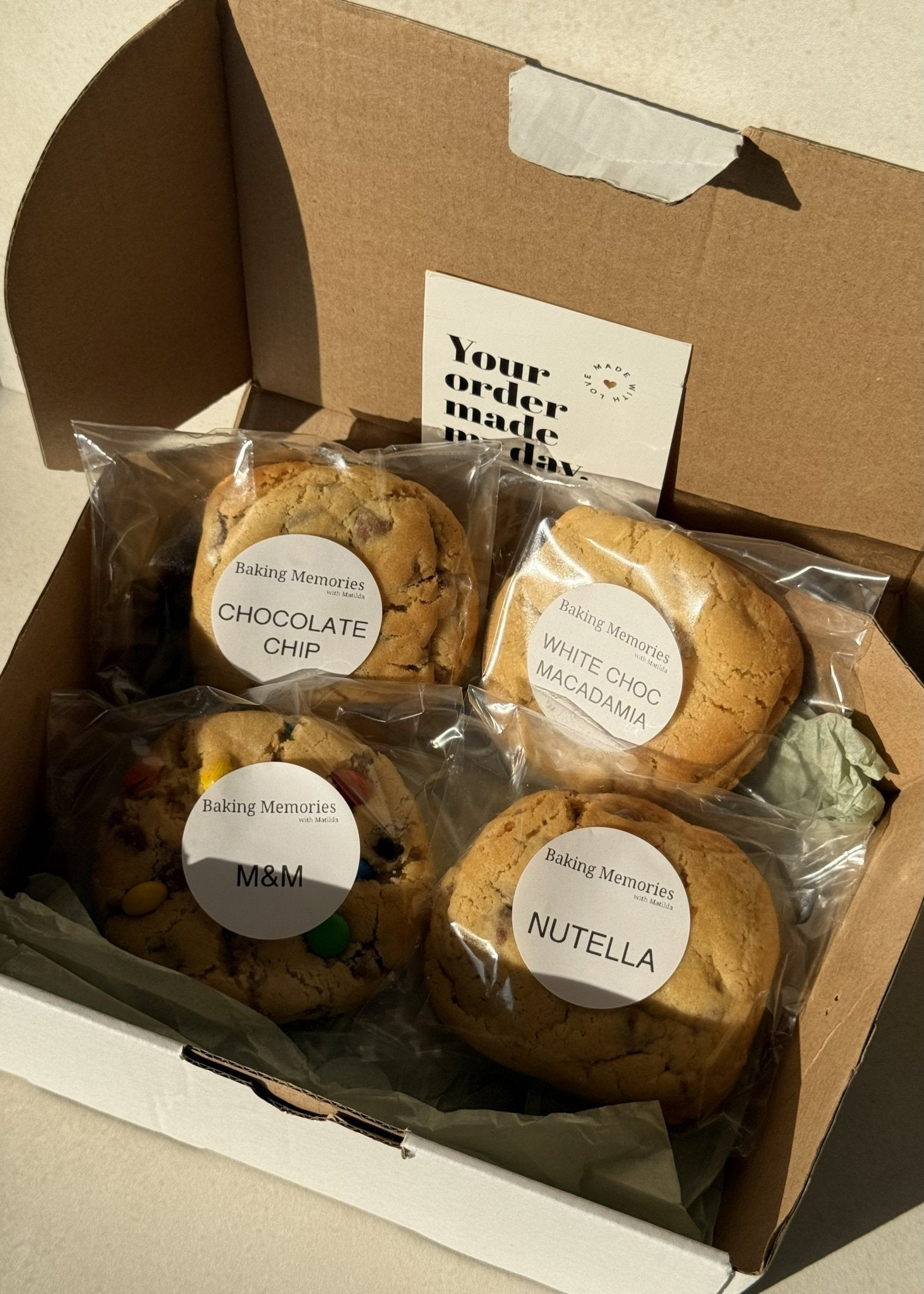 Cookie White Choc & Macadamia - Baking Memories with Matilda