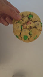 Christmas M&M NYC style chunky cookies