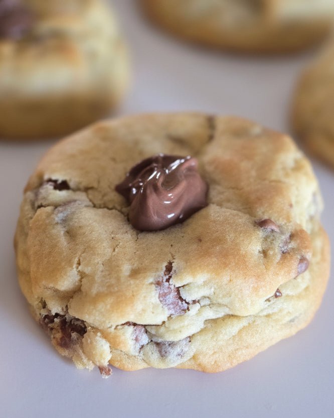 Nutella NYC style chunky cookies - Baking Memories with Matilda