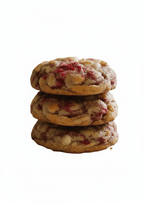 Raspberry & White Chocolate NYC chunky cookies - Baking Memories with Matilda