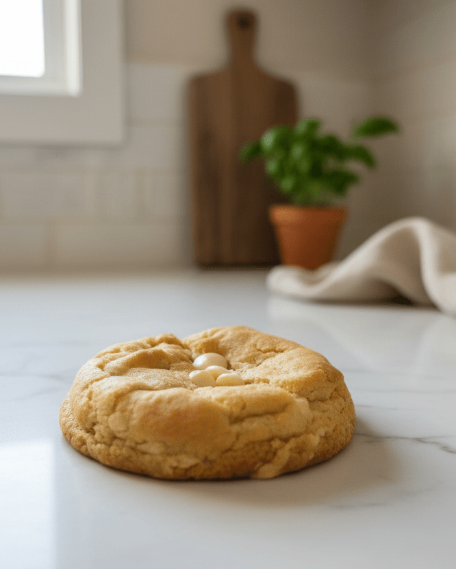 White Choc & Macadamia NYC style chunky cookies - Baking Memories with Matilda