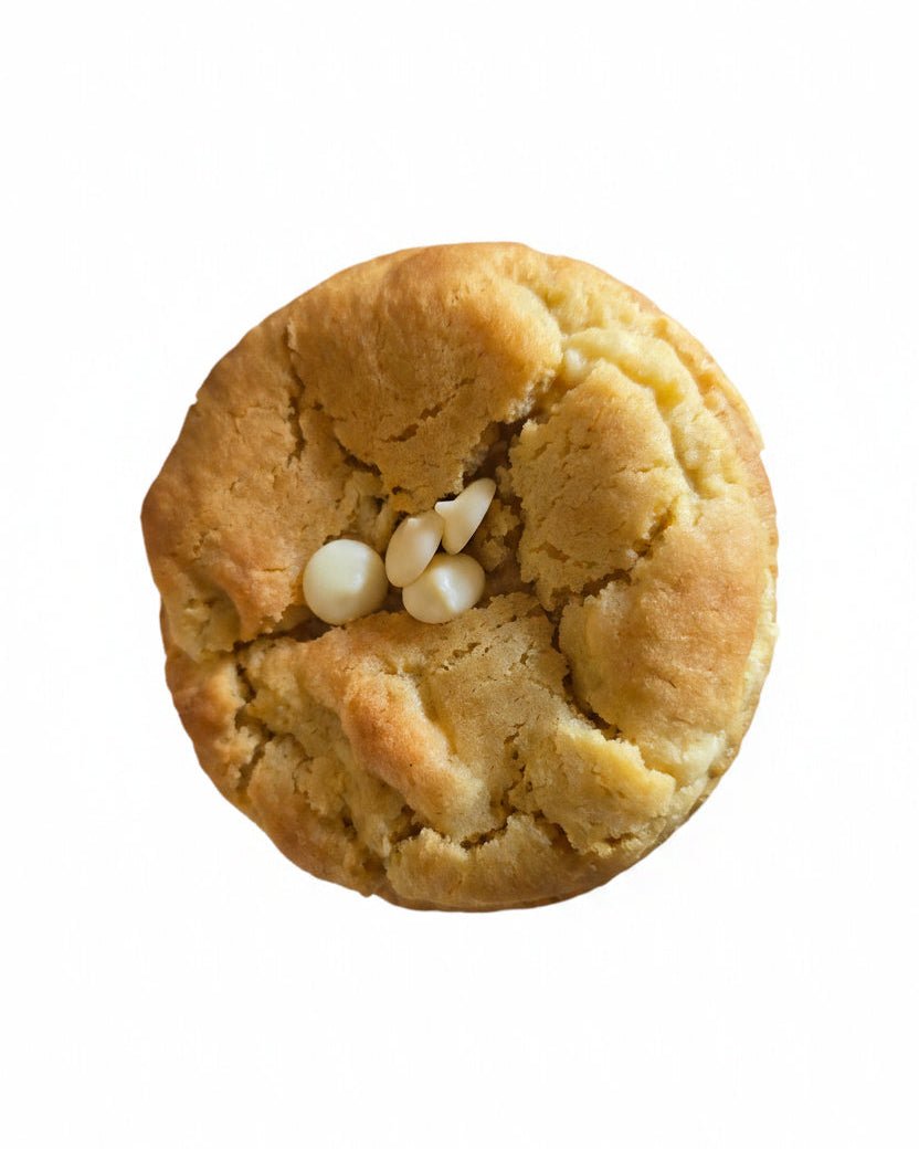 White Choc & Macadamia NYC style chunky cookies - Baking Memories with Matilda